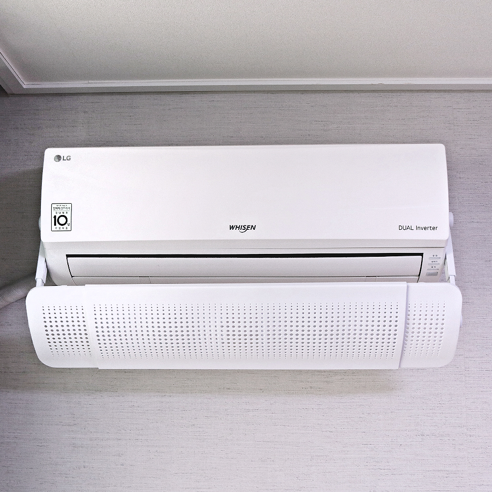 윈드비 벽걸이 에어컨 바람막이 무풍 무타공 가림막 바람 날개 가드 삼성 LG 휘센 사무실