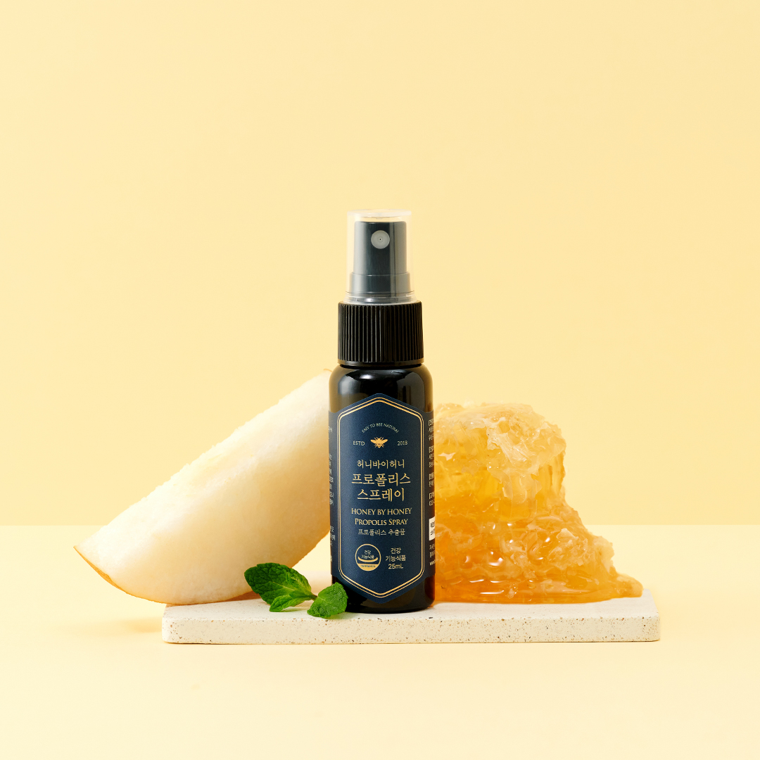 허니바이허니 고함량 수용성 프로폴리스 스프레이 25ml 브라질 그린 호주 국산 혼합