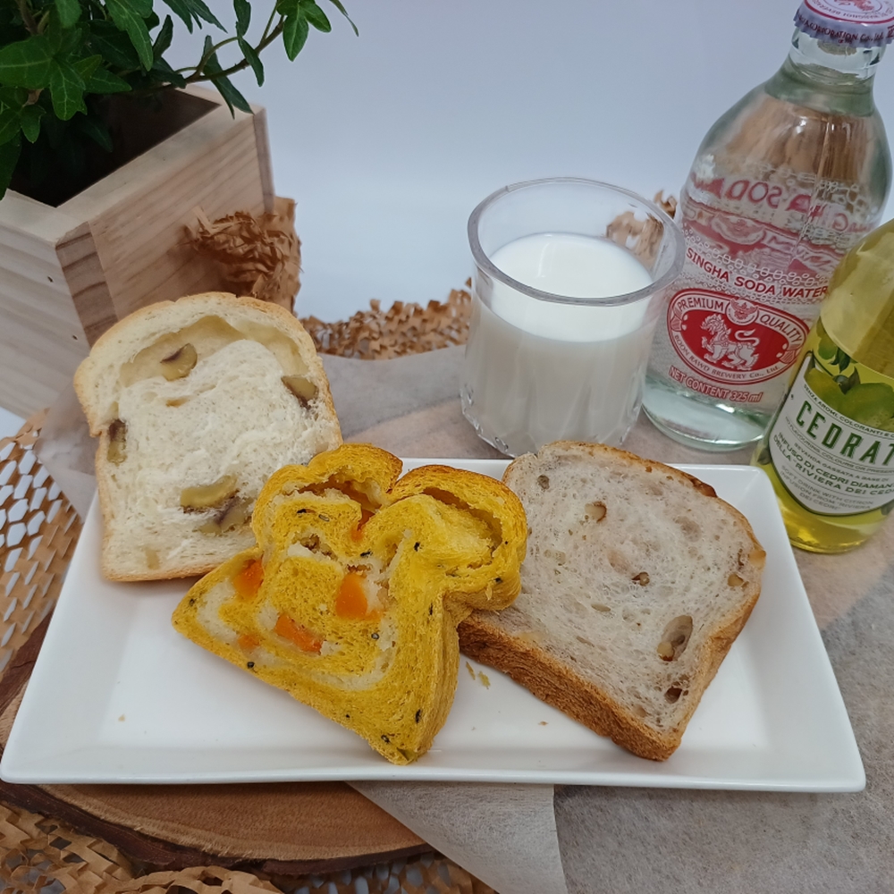 벼리내린 건강식빵 속이편한 비건 호두 단호박 밤 식빵 - 상세 이미지 2