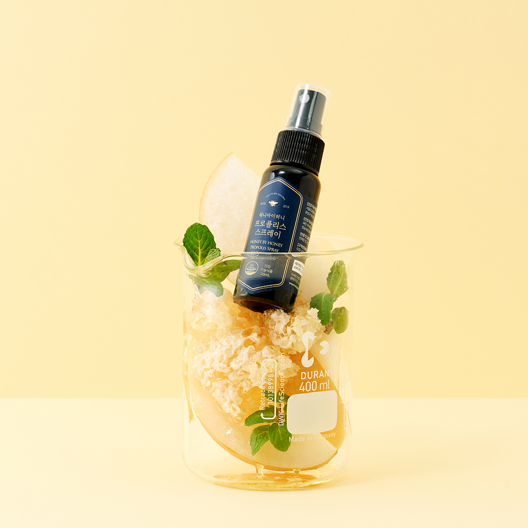 2+2 이벤트 허니바이허니 고함량 수용성 프로폴리스 스프레이 25ml 목관리 입냄새 관리 이미지 4