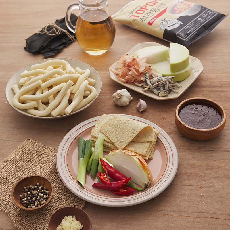석관동 국물떡볶이 1팩 밀떡 어묵 떡볶이 밀키트 분식 - 상세 이미지 5