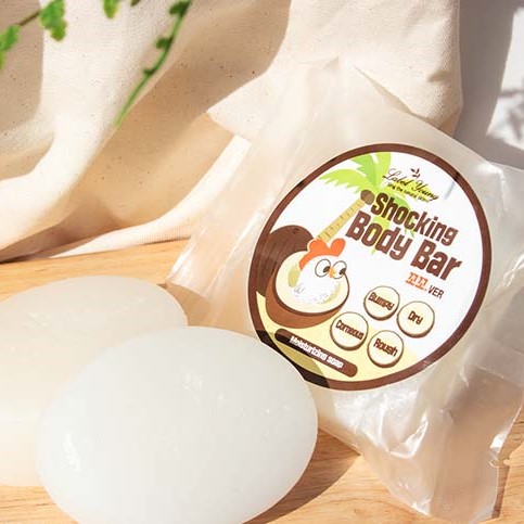 라벨영 쇼킹바디바 꼬꼬버전 100g 문제성바디 쫀쫀 건조 각질 피부결점 클렌저 바디비누 - 상세 이미지 3