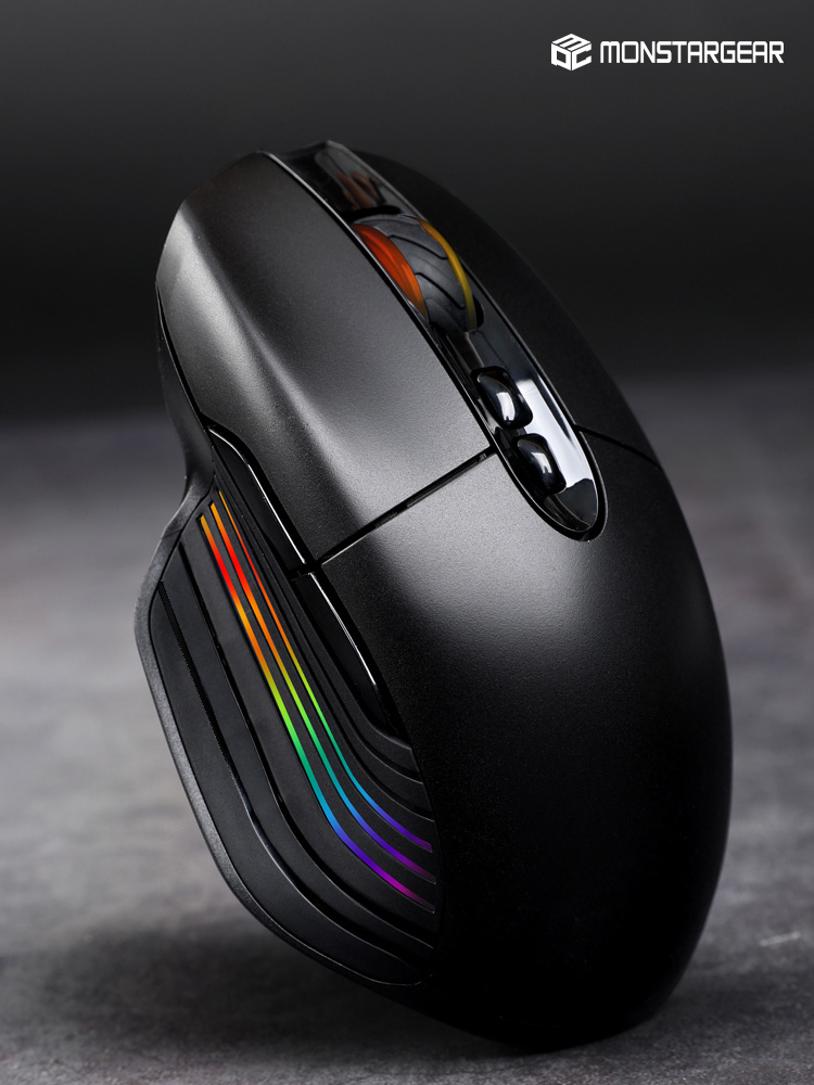 가츠 코카트리스 RGB 롤 배그 스타 그립감 좋은 게이밍 인체공학 사무용 유선 마우스 - 메인 이미지