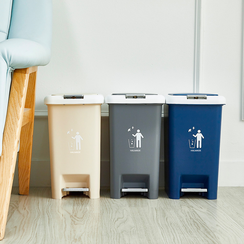할메이드 다용도 페달 휴지통 10L 대용량 쓰레기통 분리수거함 제품 이미지