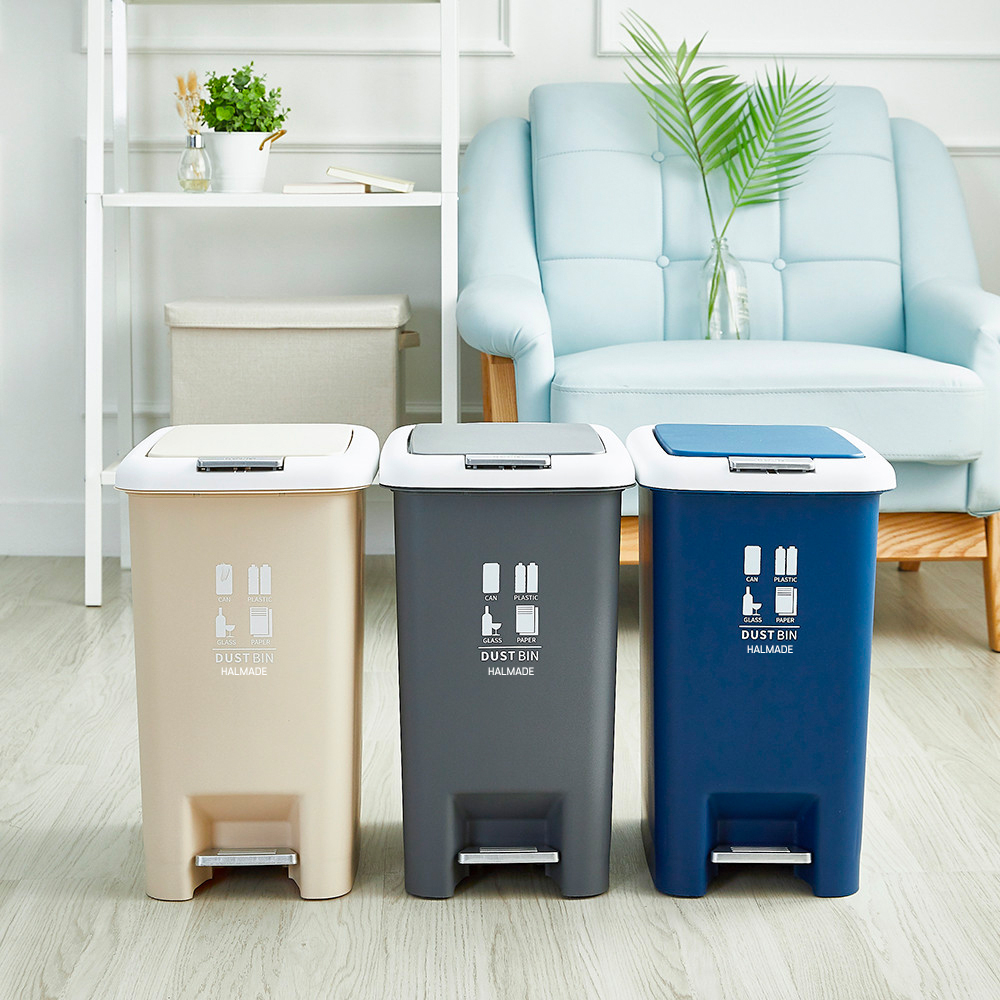 할메이드 인테리어 페달휴지통 20L 대용량 주방 사무실 화장실 쓰레기통 제품 이미지