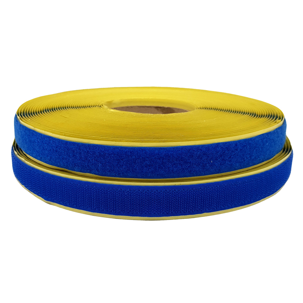 폭 2cm 국산 접착벨크로 양면테이프 검정색 거칠이 까슬이 20미터 x 1롤 이미지 4