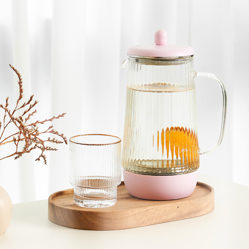 단미 전기포트 유리 티포트 분유 커피 무선 보온포트 800ml DA-KET02