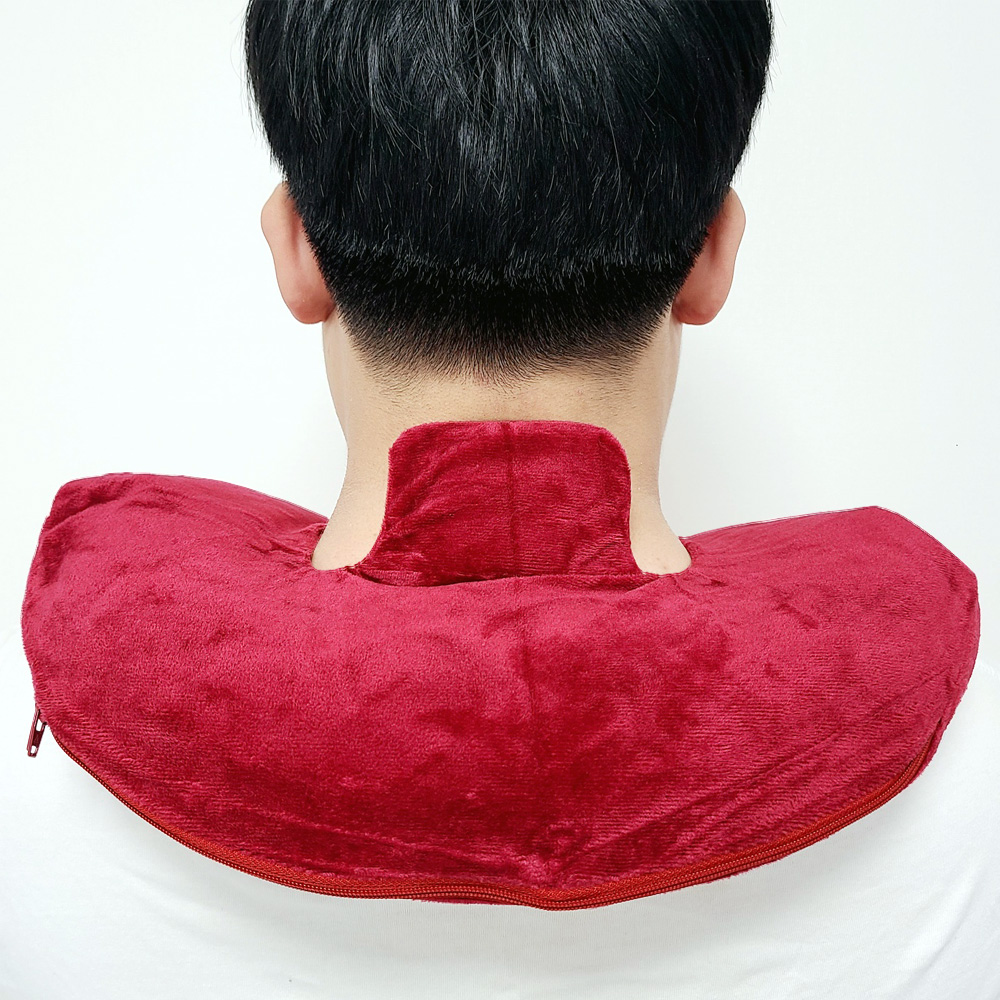 목 어깨찜질기 온열찜질기 충전식 온수 전기 찜질팩 그레이 - 상세 이미지 3
