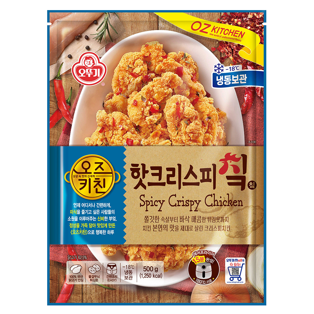 오뚜기 오즈키친 핫크리스피치킨 500g - 상품 이미지