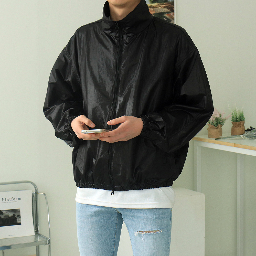 남자바람막이 투웨이집업 커플자켓 윈드브레이커 남자봄자켓 이미지 4
