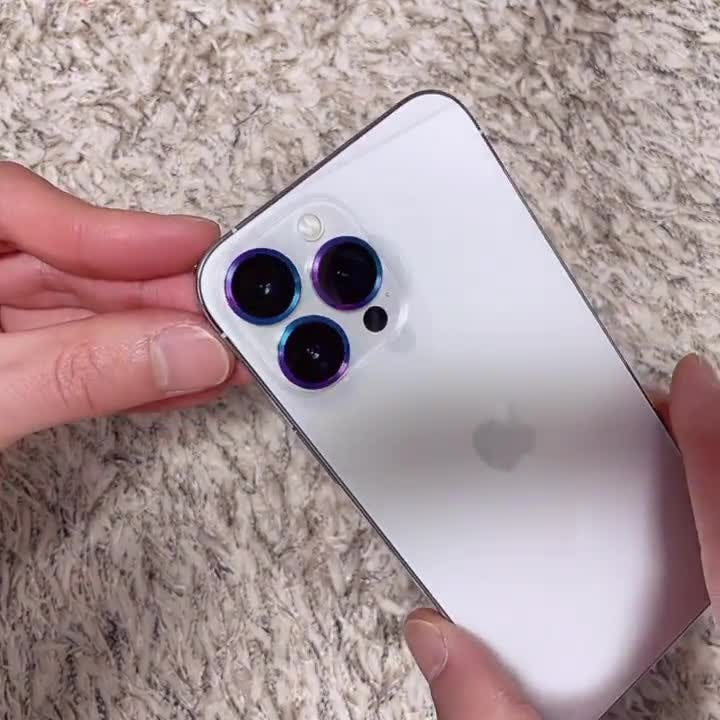 아이쉘 아이폰16e 카메라 필름 홀로그램 렌즈 보호 프로텍터