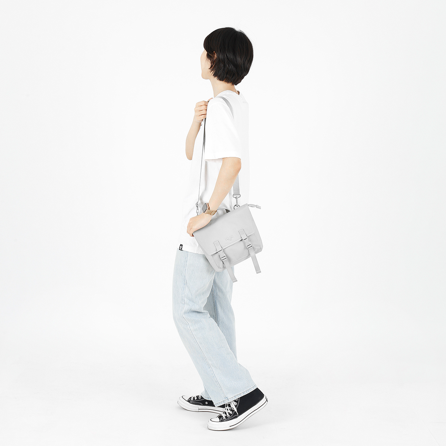 마흐 올리 크로스백 라이트그레이 - 상세 이미지 5