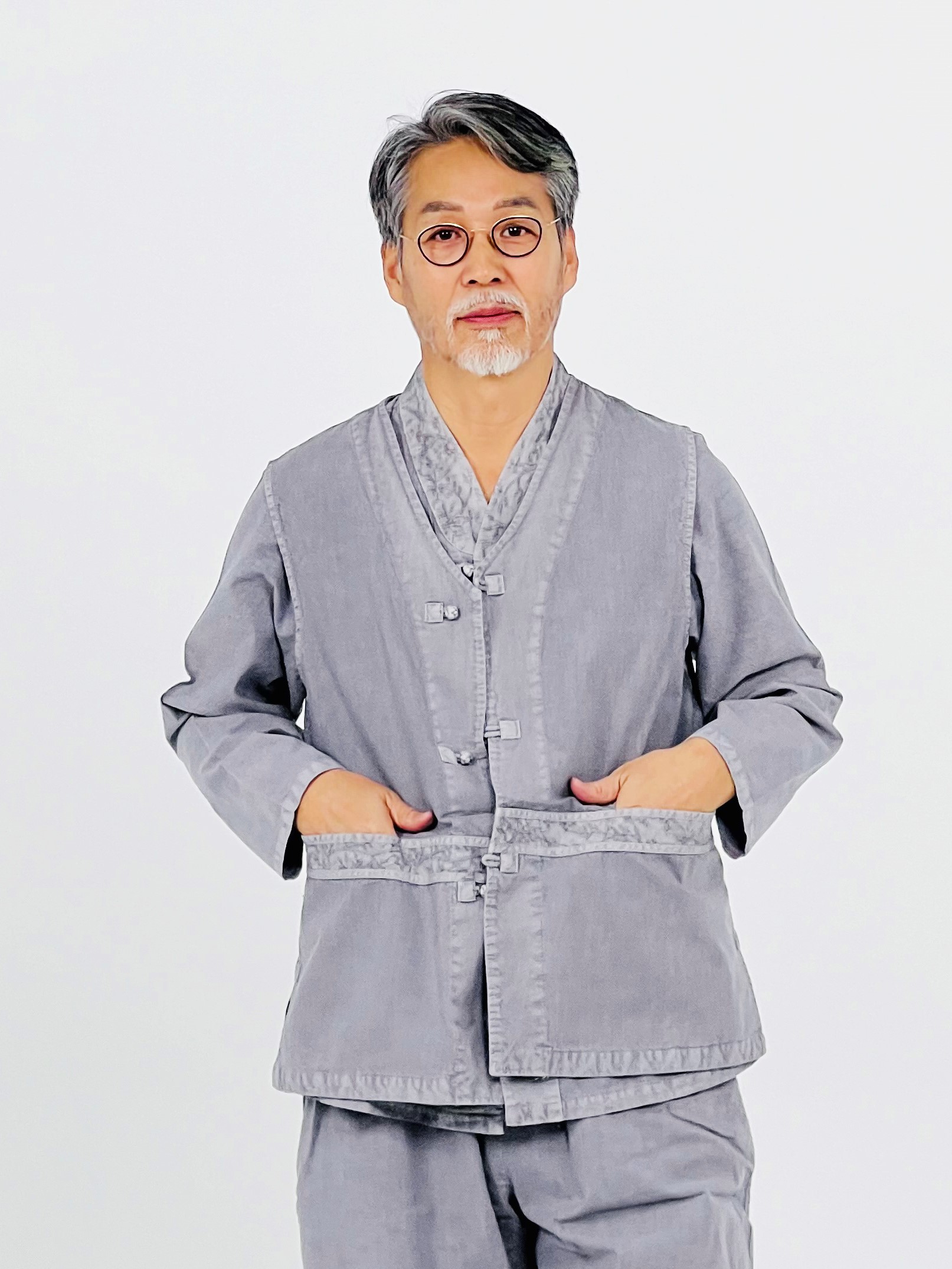 생활한복조끼 단품 봄 가을 개량한복 법복 절복 - 상세 이미지 5