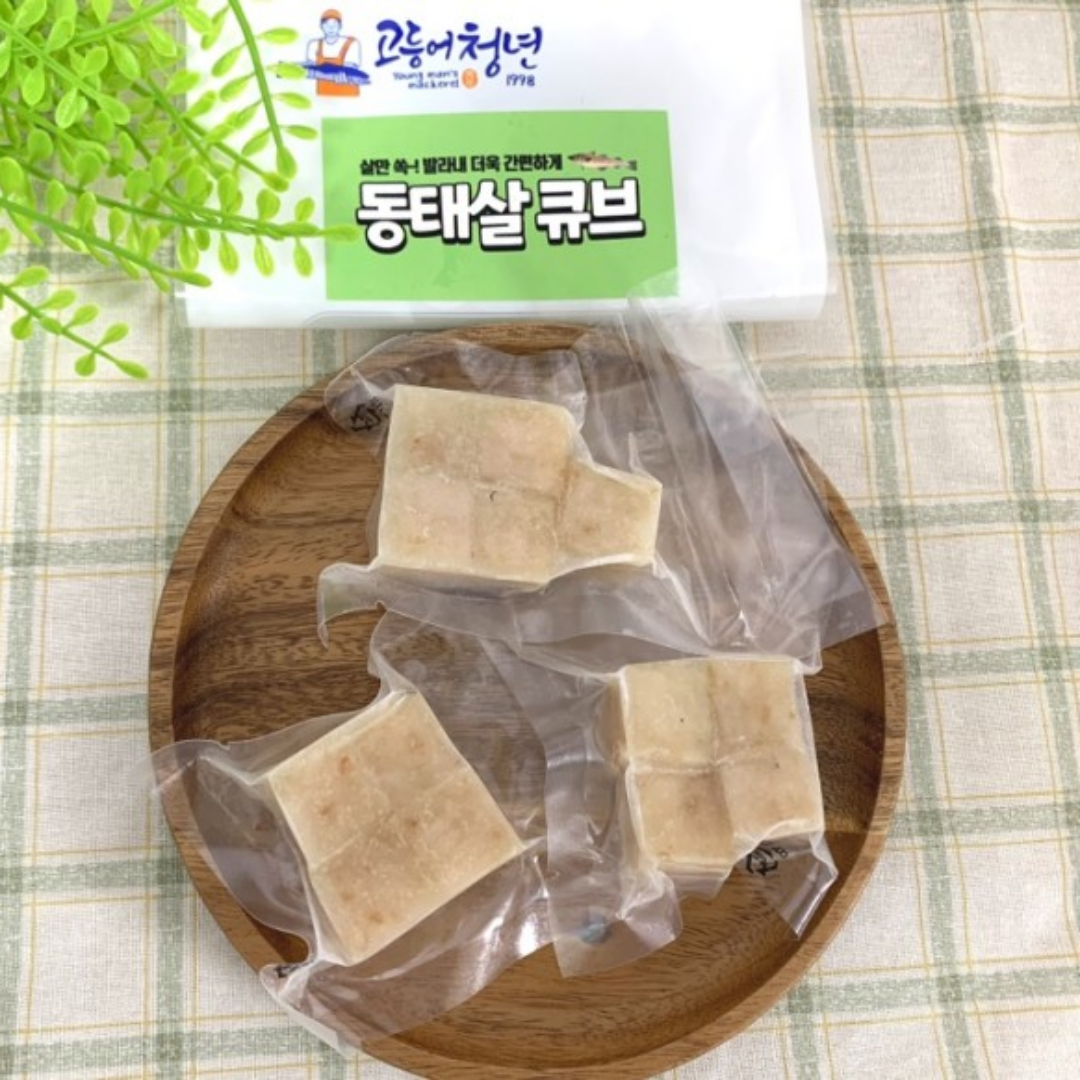 아기 생선 이유식 120g 유아식 동태 큐브 흰살 어린이 순살 - 상세 이미지 2