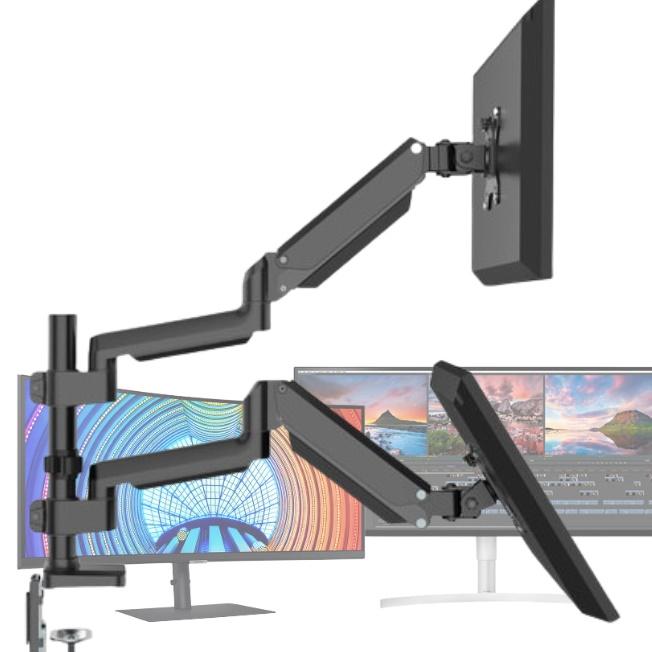 32인치 듀얼모니터암 걸이 산업용 고중량 대형모니터암