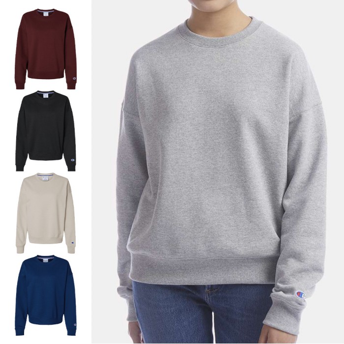 챔피온 여성 크루넥 스웨트셔츠