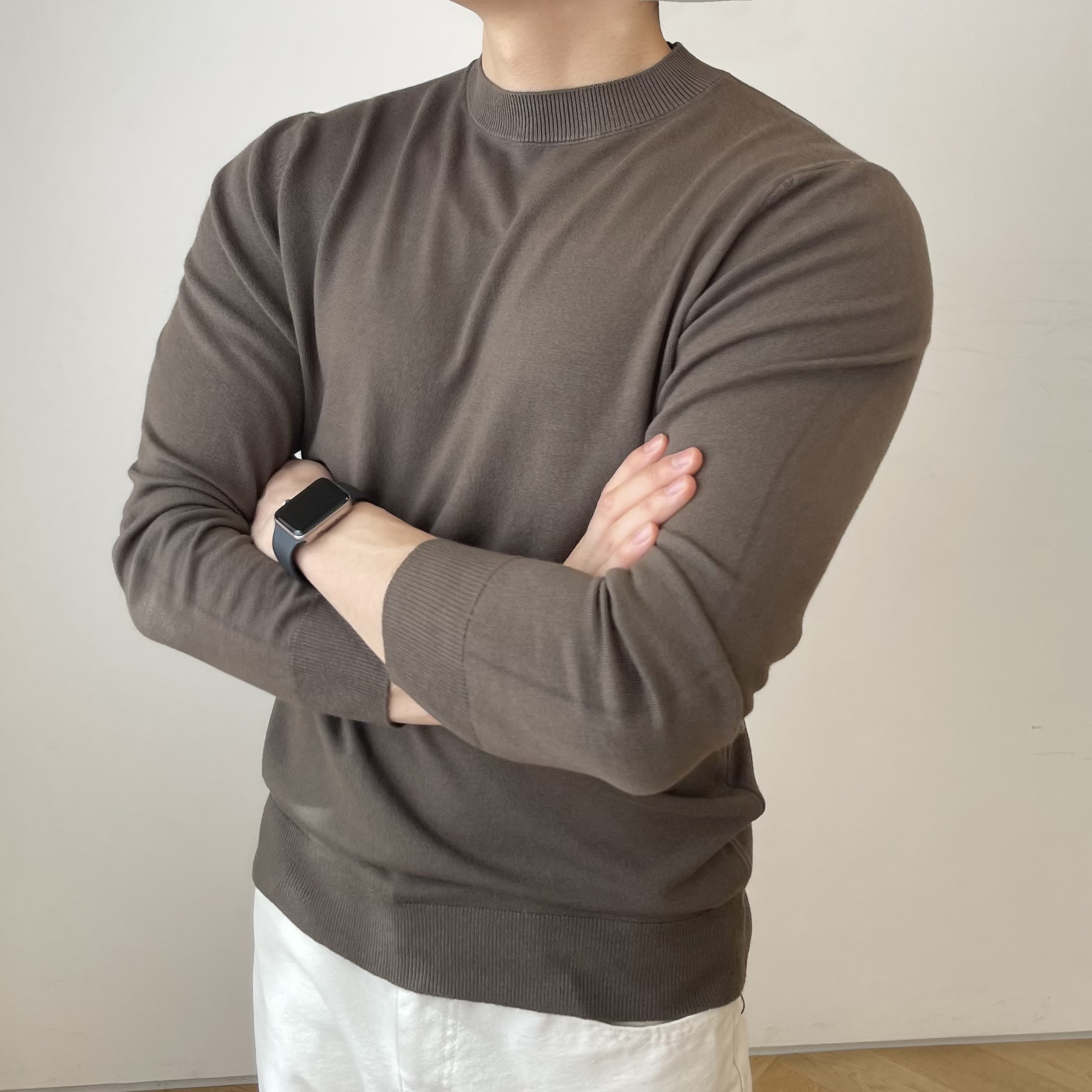 남자머슬핏니트 워셔블니트 이미지 3