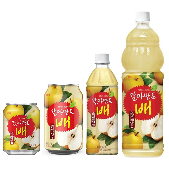해태 갈아만든배 340ml x 24캔 배음료 - 상세 이미지 2