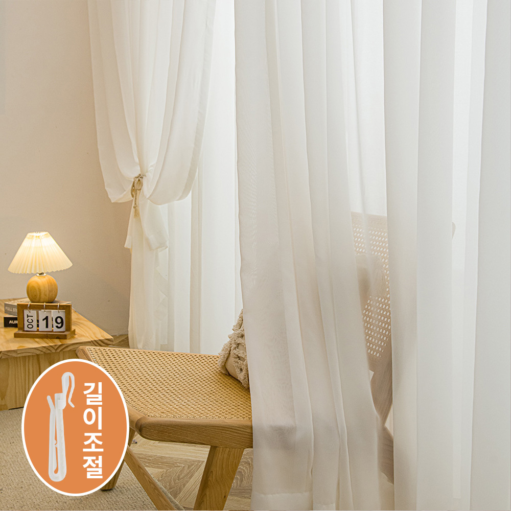 몽트노블 차르르 호텔식 나비주름커튼 거실커튼 기본2