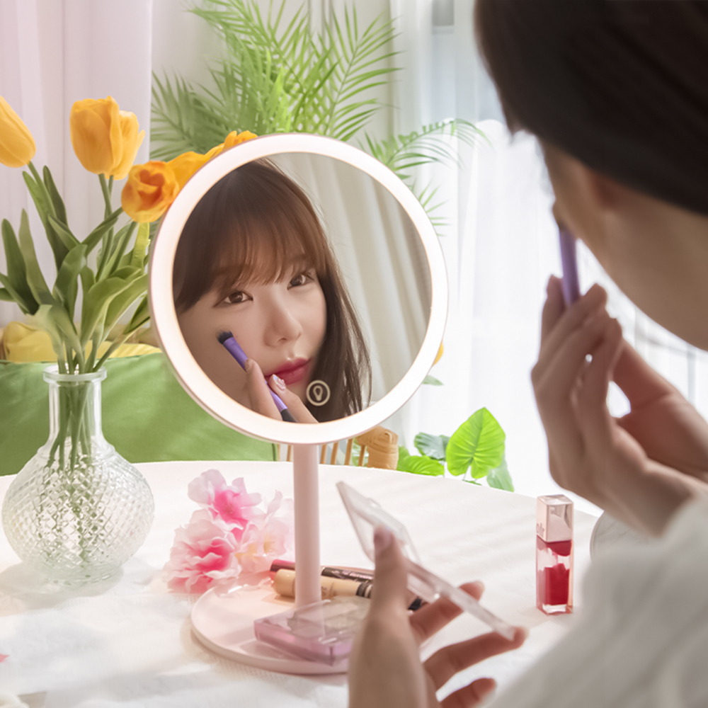 NAVEE LED 조명 탁상 거울 화장 메이크업 무드등 확대경 NV53-CMR7