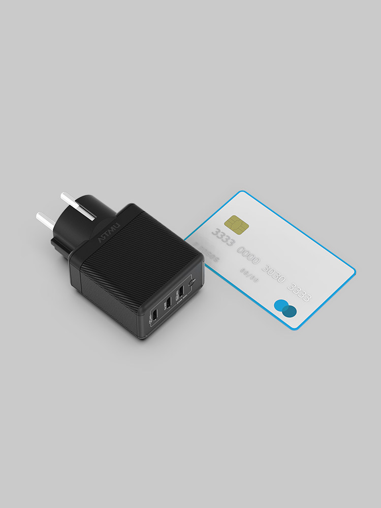 USB PD 75W PPS GaN 접지 멀티 초고속 충전기 GE920 블랙 - 상세 이미지 3