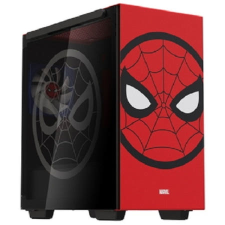 BRAVOTEC M110 마블 아이언맨 강화유리 미니타워케이스