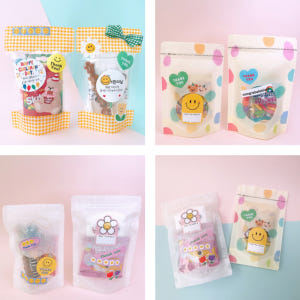 구디백 포장 지퍼백 답례품 어린이집 빼빼로 선물 양말 간식 봉투 노랑체크... 실사용 후기 | 효과 있을까? - 상품 이미지 2