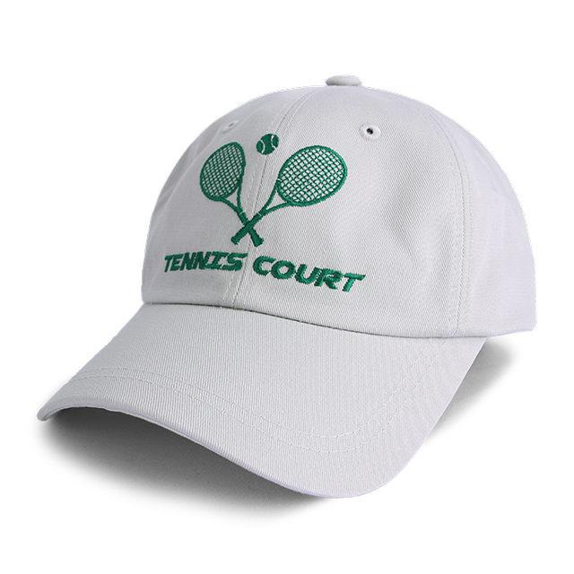 국내제작 TENNIS COURT 캡모자 테니스 자수 남자 볼캡 여자 야구모자 - 상세 이미지 4