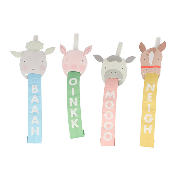 [메리메리]On The Farm Party Blowers(4개세트)_파티블로어-ME203429 : FORETFORET
