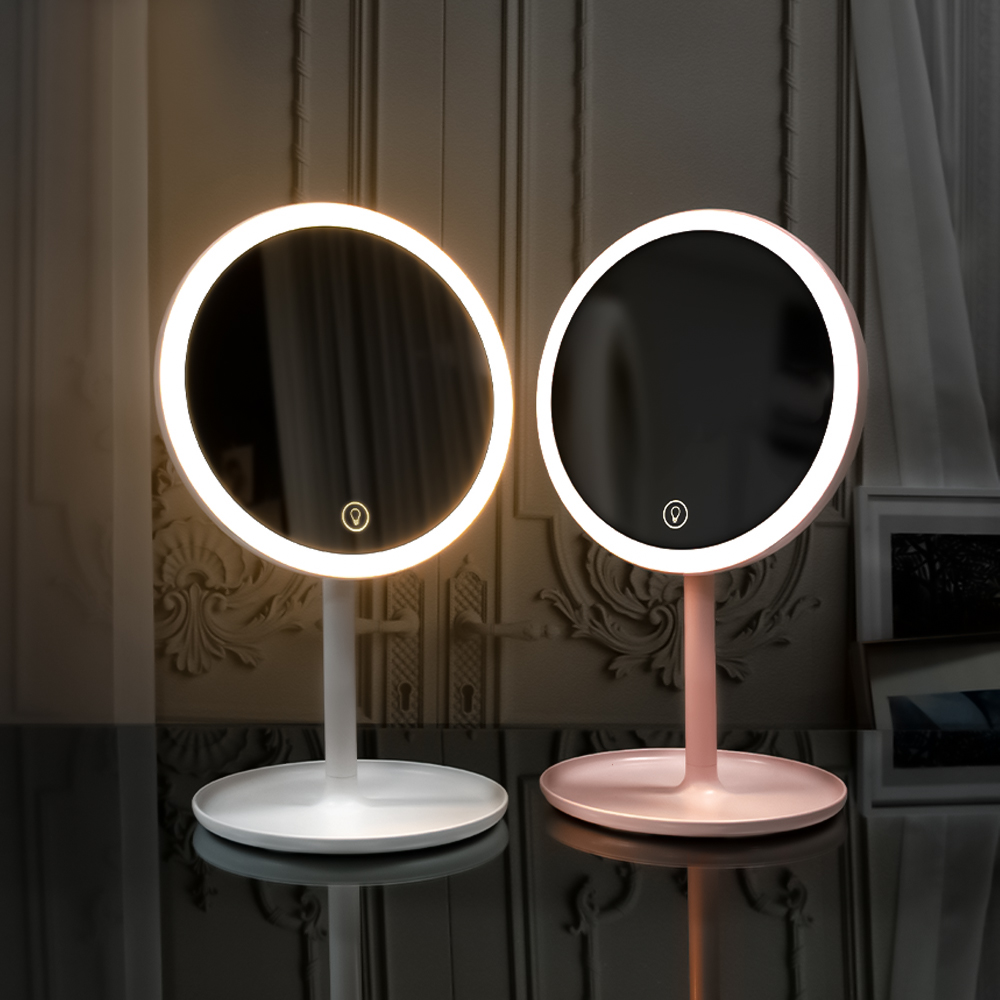 NAVEE LED 조명 탁상 거울 화장 메이크업 무드등 확대경 NV53-CMR7