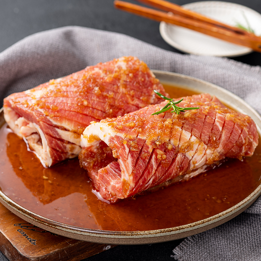 고급진 칼집 돼지왕구이 700g (냉동) - 상세 이미지 2