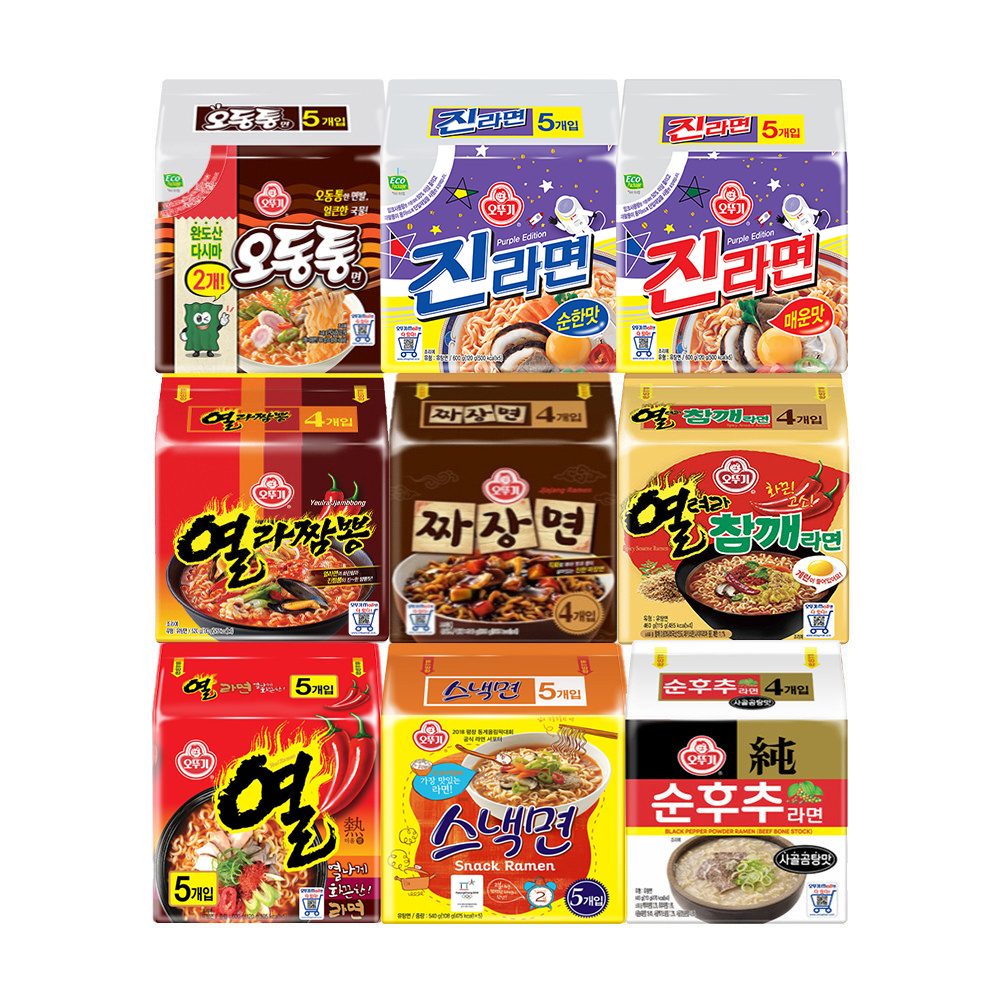 오뚜기 김치라면 120g, 5개 - 상세 이미지 3