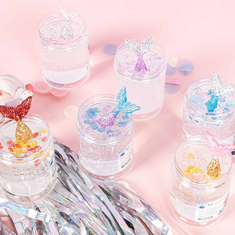 온비유 크리스마스 조카 장난감가게 액체괴물 촉감놀이 말랑이 투명 슬라임 3종 세트