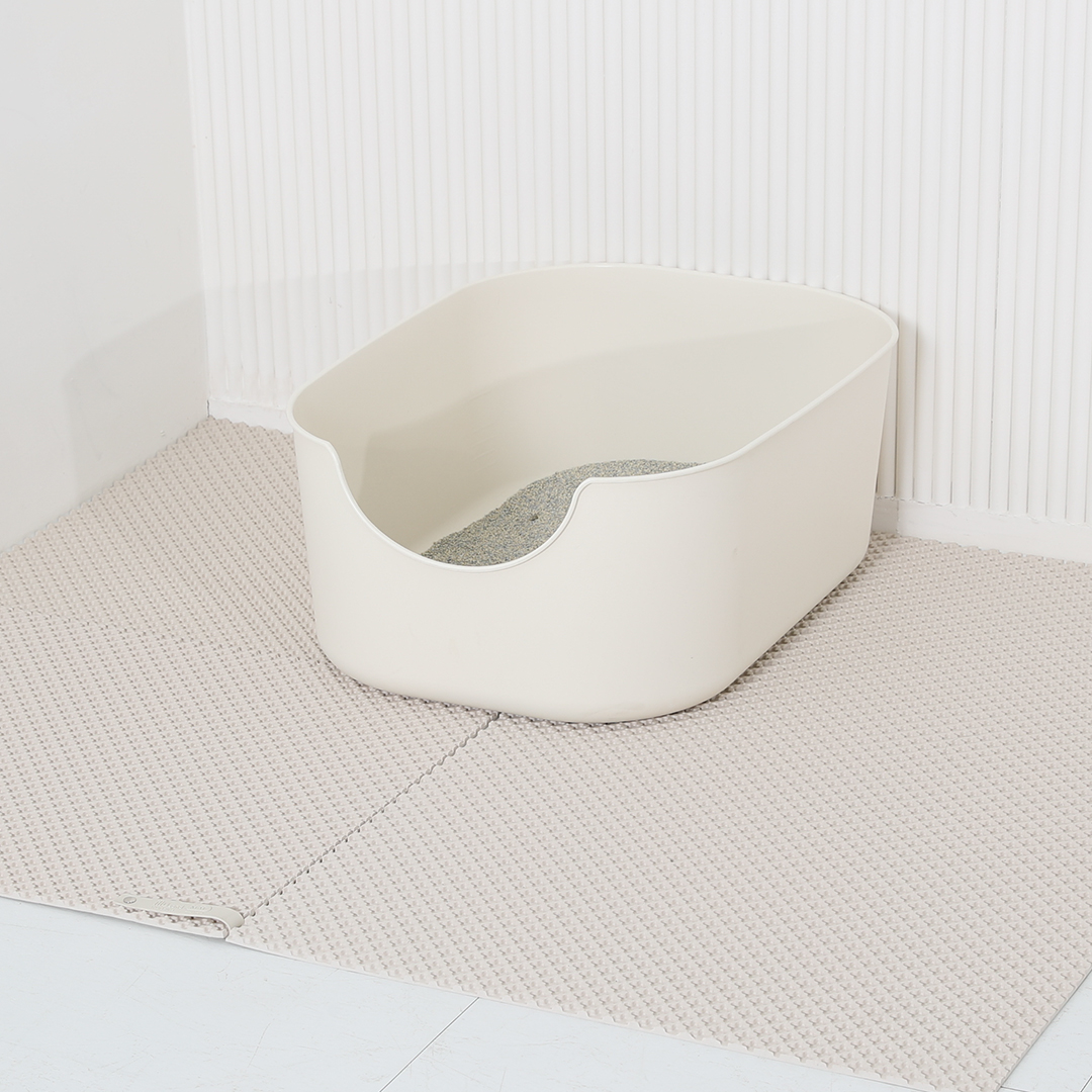 소심한호랑이 고양이모래매트 사막화방지매트 가벼운무게