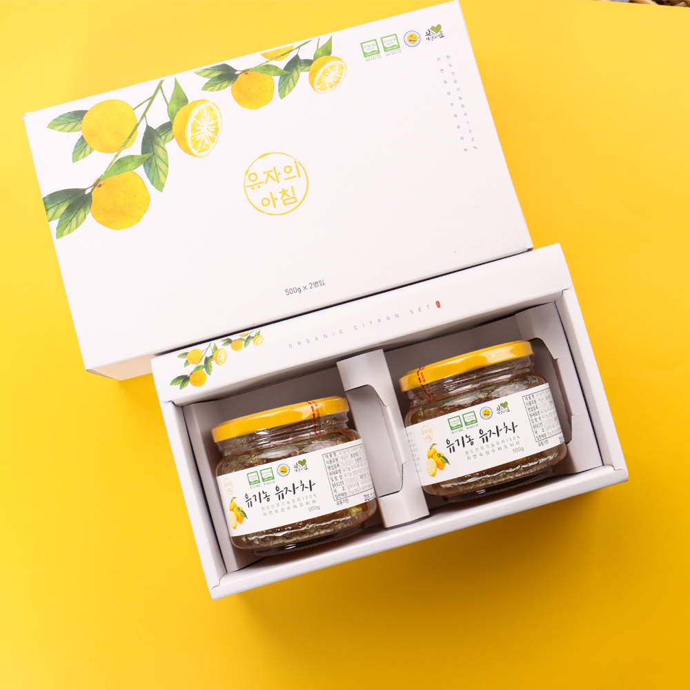 (유기농)유자청 무농약 유자 수제청 선물세트