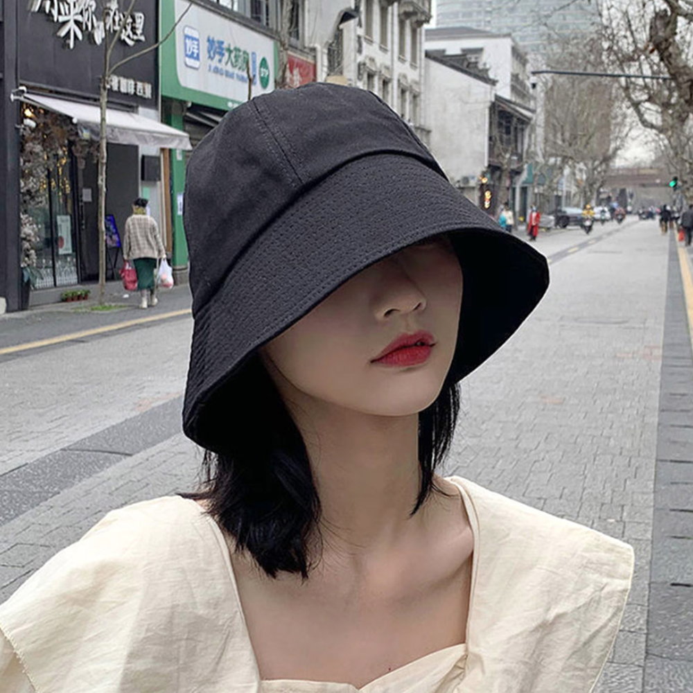 창큰모자 얼굴작아보이는 창 넓은 챙 긴 모자 이미지 6