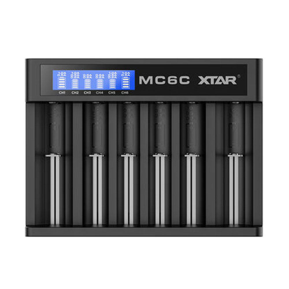 XTAR 6구 충전기 18650 리튬이온배터리 고속 충전기 6개 동시충전 KC 안전인증 - 상세 이미지 2