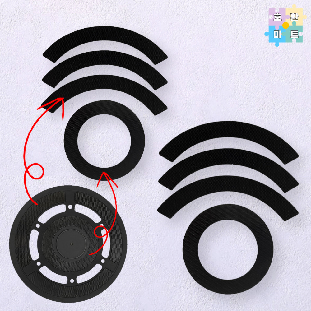 [호환] 에코백스 옴니 X1 디봇 T10 청소패드 벨크로 찍찍이 2개 호환품 호환마트