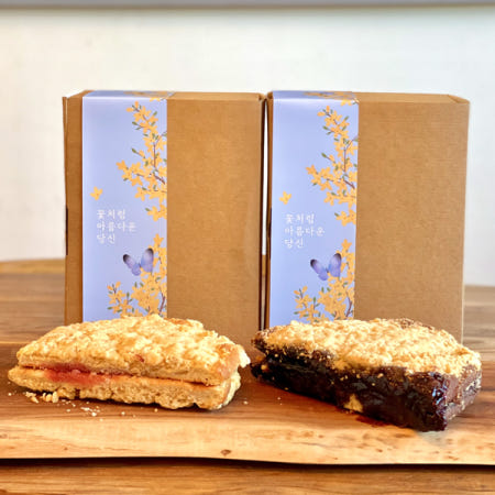 돌멘베이커리 지브로와 돌멘 쌀로만든 소보로 맘모스 210gX2개 빵 비건 선물세트