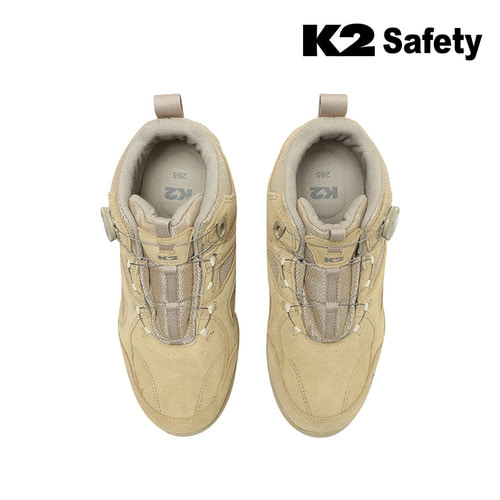 K2 세이프티 노가다 공사현장용 안전화 6인치 다이얼 건설화 정비소 카센타신발 발볼넓은 작업화 - 상세 이미지 3