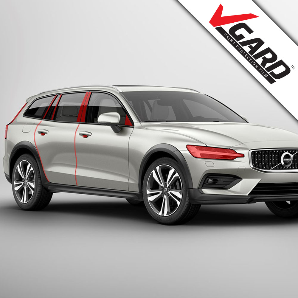 볼보 V60 크로스컨트리 PPF필름 부분구매 ABC필러 브이가드 - 메인 이미지