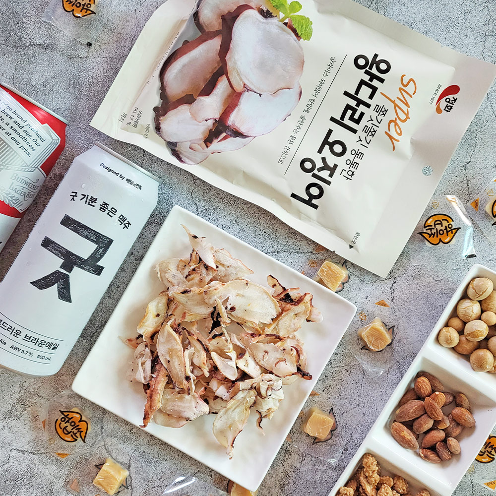 정화 Super 왕다리오징어 45g x 10봉 : 진심인건어물