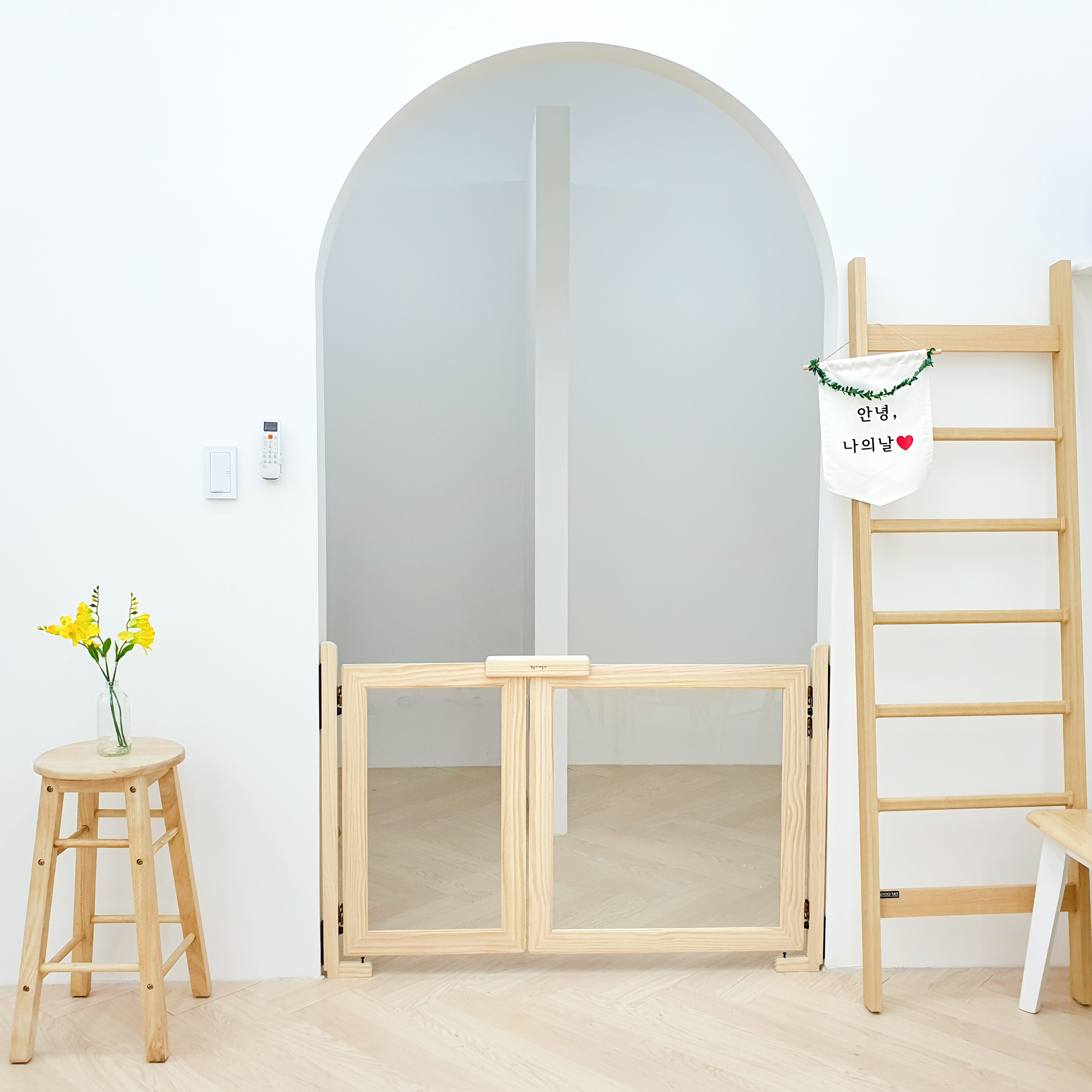 원목 강아지안전문 강아지울타리 제작 800사이즈