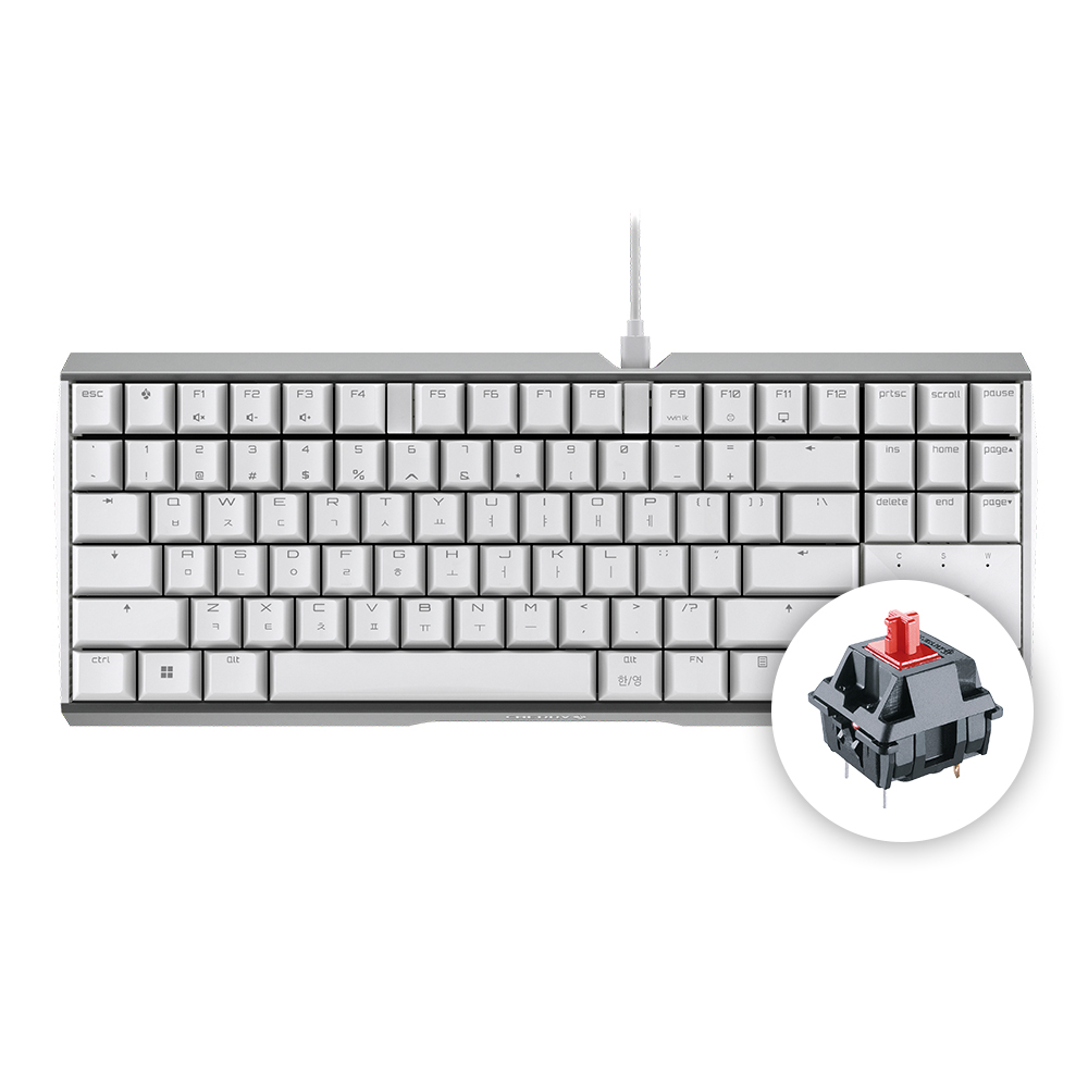 체리 MX 3.0S TKL 키보드 적축 키보드 화이트 키보드 키보드 리뷰