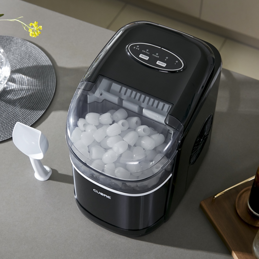 까르페 얼음 제빙기 오픈형 음식점 가정용 업소용 휴대용 사무실 캠핑용 얼음만드는기계