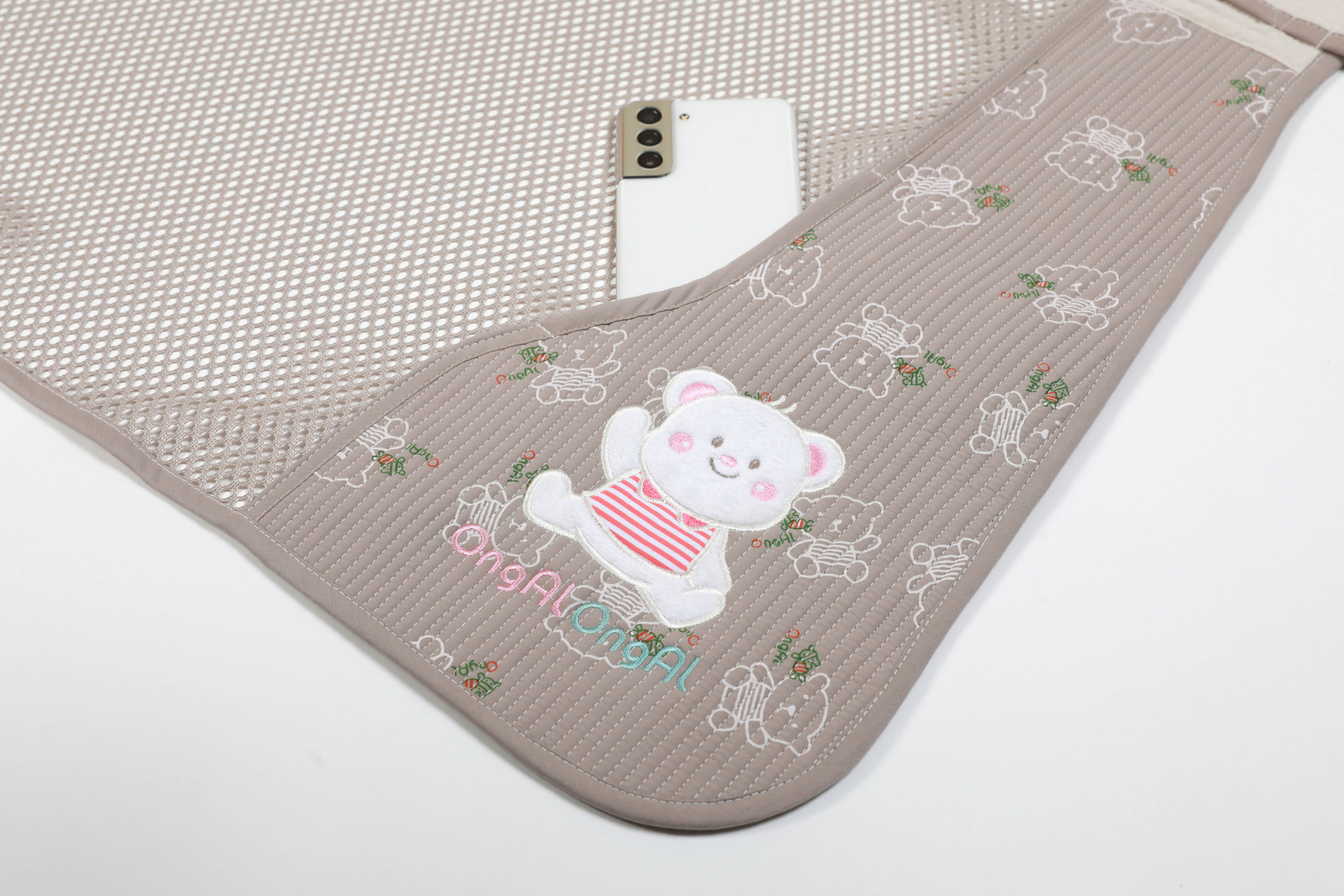 옹알옹알 여름 시원한 망사 아기포대기 어부바 포대기