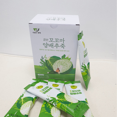 양배추죽 스프 역류성식도염에 좋은 음식 군산꼬꼬마 영양성분 450g - 상세 이미지 4