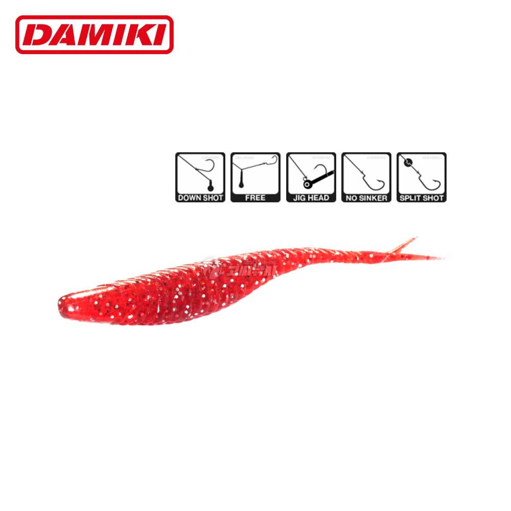 다미끼 아머 쉐드 웜 12.7cm ARMOR SHAD 광어 우럭 배스 다운샷 루어 108 - 상세 이미지 2