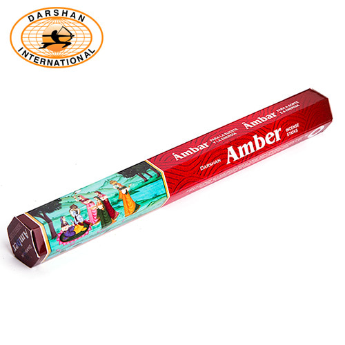 다르샨 엠버 인센스 스틱 인도향 천연디퓨저