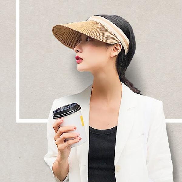 여성 여름 여행용모자 캠핑용 여름용모자 캠핑 휴양지모자 - 상품 이미지